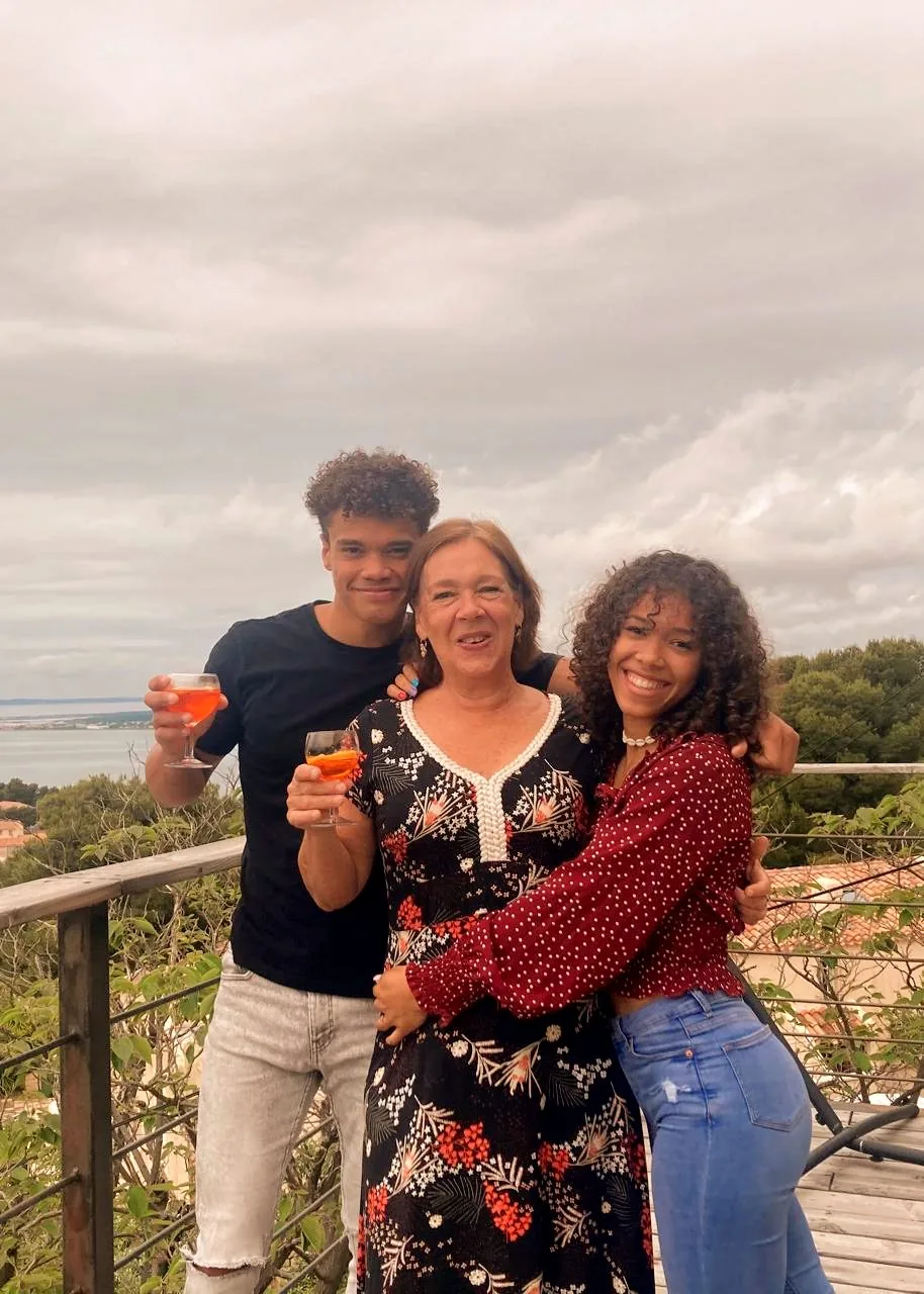 Catherine, Gabriel et Alizée — la famille Panorama Kreyòl